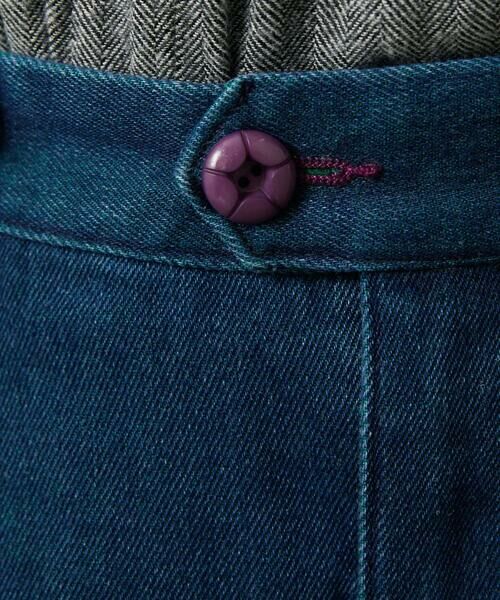 Jocomomola / ホコモモラ ショート・ハーフ・半端丈パンツ | Reflejo 配色デニムパンツ | 詳細14