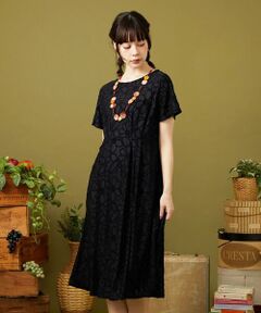 Jocomomola / ホコモモラ ロング・マキシ丈ワンピース | Camino de flores フラワージャカードワンピース