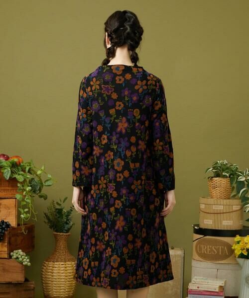 Jocomomola / ホコモモラ ロング・マキシ丈ワンピース | Calle de los Jardines フラワージャカードワンピース | 詳細2