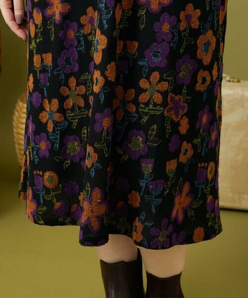 Jocomomola / ホコモモラ ロング・マキシ丈ワンピース | Calle de los Jardines フラワージャカードワンピース | 詳細5