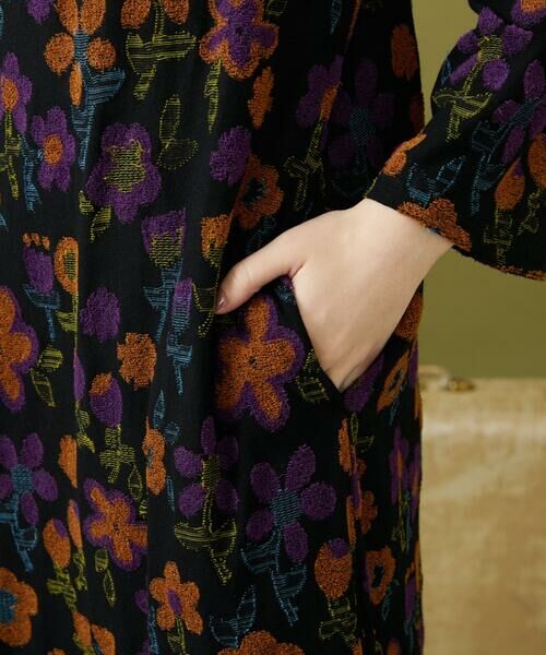 Jocomomola / ホコモモラ ロング・マキシ丈ワンピース | Calle de los Jardines フラワージャカードワンピース | 詳細6