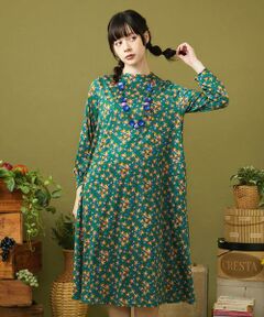 Jocomomola / ホコモモラ ロング・マキシ丈ワンピース | Petalo フラワープリントワンピース