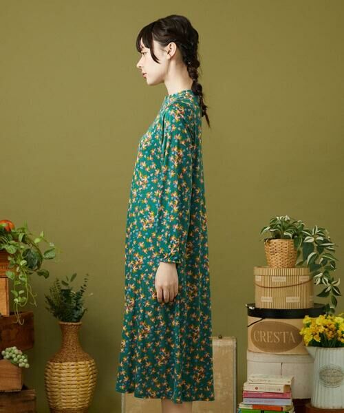 Jocomomola / ホコモモラ ロング・マキシ丈ワンピース | Petalo フラワープリントワンピース | 詳細1