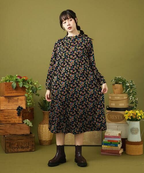 Jocomomola / ホコモモラ ロング・マキシ丈ワンピース | Petalo フラワープリントワンピース | 詳細12