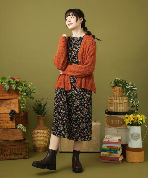 Jocomomola / ホコモモラ ロング・マキシ丈ワンピース | Petalo フラワープリントワンピース | 詳細13