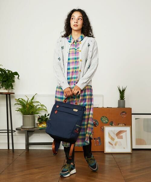 Jocomomola / ホコモモラ リュック・バックパック | 【2WAY】フラワー刺繍トートリュック | 詳細17