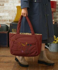 Jocomomola / ホコモモラ トートバッグ | 【2WAY】アニマルモチーフリバーシブルトートバッグ