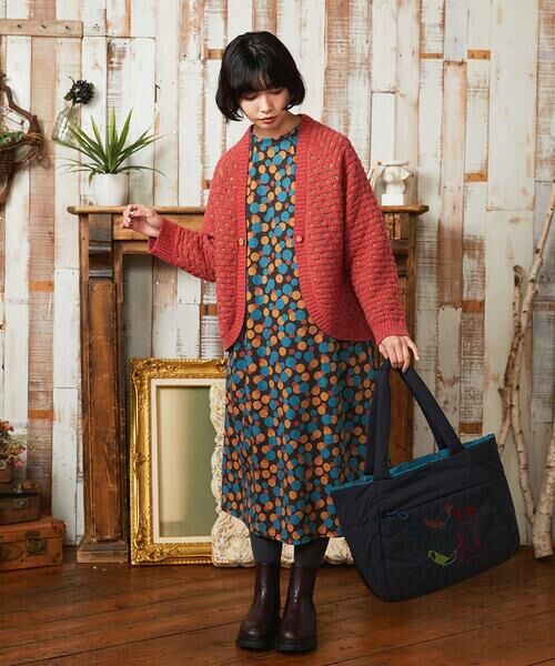 Jocomomola / ホコモモラ トートバッグ | 【2WAY】アニマルモチーフリバーシブルトートバッグ | 詳細13