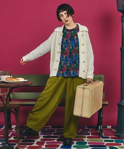 Jocomomola / ホコモモラ シャツ・ブラウス | Calle Mayor ハウスプリントブラウス | 詳細13