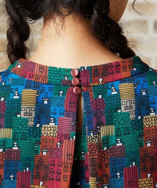 Jocomomola / ホコモモラ シャツ・ブラウス | Calle Mayor ハウスプリントブラウス | 詳細3