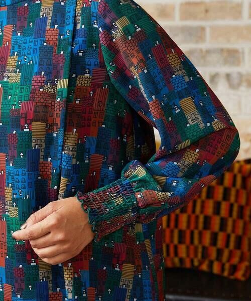 Jocomomola / ホコモモラ シャツ・ブラウス | Calle Mayor ハウスプリントブラウス | 詳細5