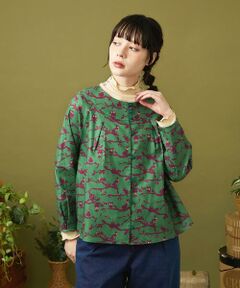 Jocomomola / ホコモモラ シャツ・ブラウス | Palgue de El Retiro アニマルプリントブラウス