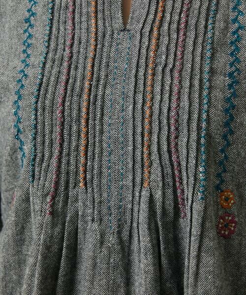 Jocomomola / ホコモモラ シャツ・ブラウス | Cama de flores コットンヘリンボーンブラウス | 詳細11