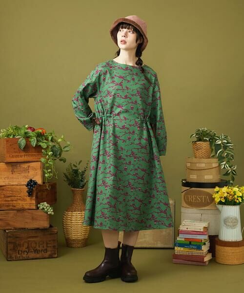 Jocomomola / ホコモモラ ロング・マキシ丈ワンピース | Palgue de El Retiro アニマルプリントワンピース | 詳細10