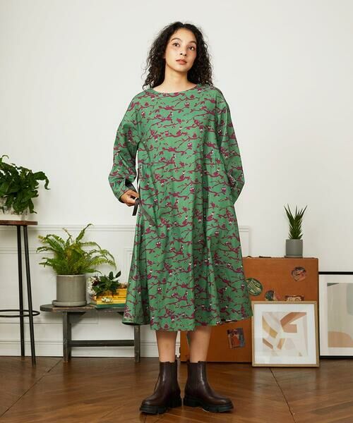 Jocomomola / ホコモモラ ロング・マキシ丈ワンピース | Palgue de El Retiro アニマルプリントワンピース | 詳細13