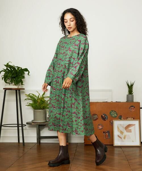 Jocomomola / ホコモモラ ロング・マキシ丈ワンピース | Palgue de El Retiro アニマルプリントワンピース | 詳細14