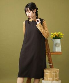 Jocomomola / ホコモモラ ロング・マキシ丈ワンピース | T/Rドビー ジャンパースカート