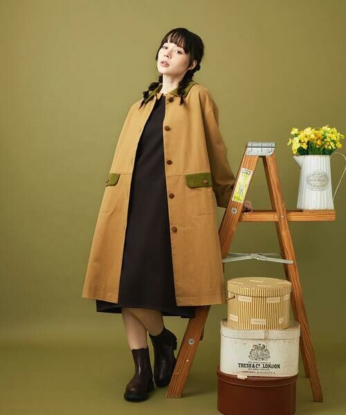 Jocomomola / ホコモモラ ロング・マキシ丈ワンピース | T/Rドビー ジャンパースカート | 詳細16