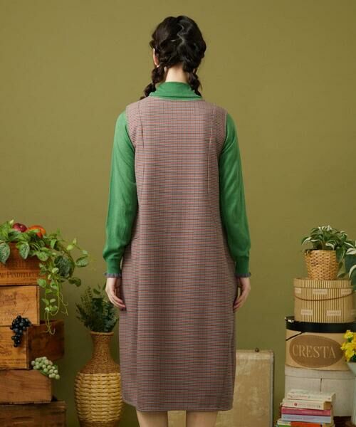 Jocomomola / ホコモモラ ロング・マキシ丈ワンピース | T/Rドビー ジャンパースカート | 詳細2