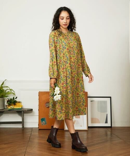 Jocomomola / ホコモモラ ロング・マキシ丈ワンピース | Bail de flores フラワープリントワンピース | 詳細10