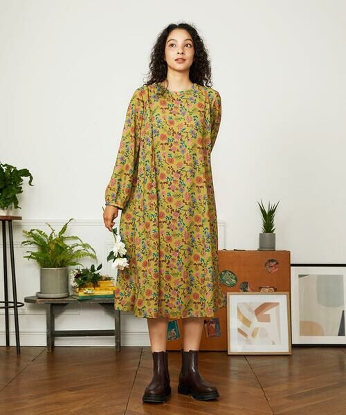 Jocomomola / ホコモモラ ロング・マキシ丈ワンピース | Bail de flores フラワープリントワンピース | 詳細11