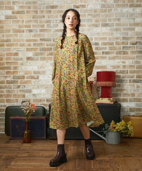 Jocomomola / ホコモモラ ロング・マキシ丈ワンピース | Bail de flores フラワープリントワンピース | 詳細9