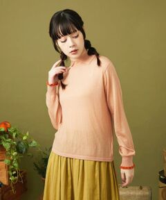 Jocomomola / ホコモモラ ニット・セーター | Suave 襟付きニットプルオーバー