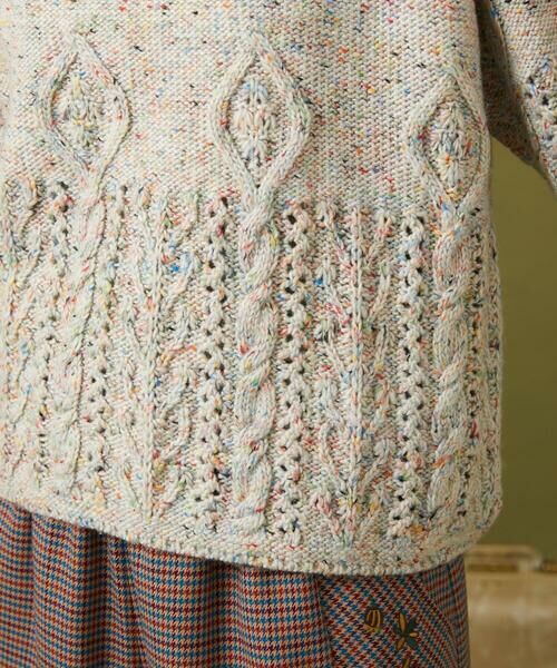 Jocomomola / ホコモモラ ニット・セーター | カラーネップ ニットプルオーバー | 詳細5