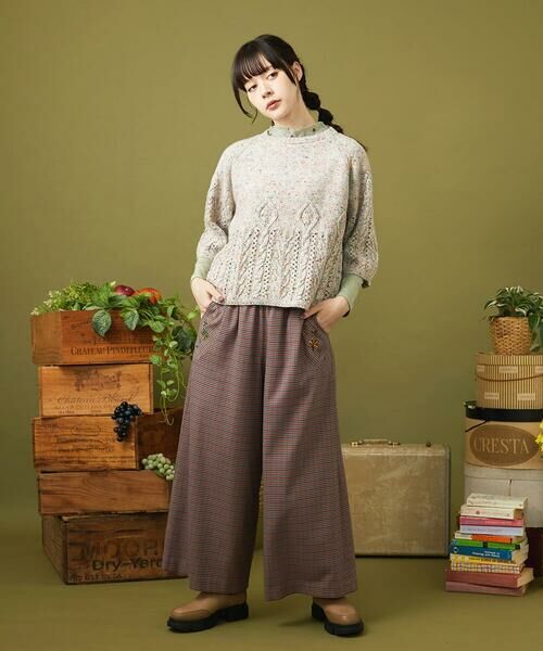 Jocomomola / ホコモモラ ニット・セーター | カラーネップ ニットプルオーバー | 詳細7
