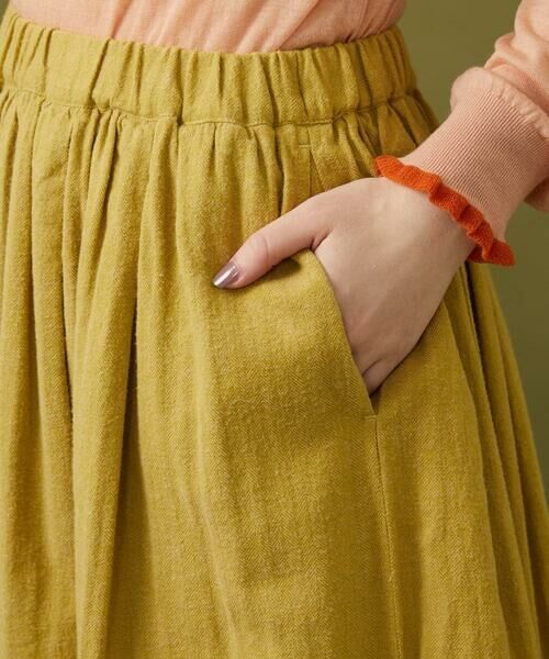 Jocomomola / ホコモモラ ロング・マキシ丈スカート | Cama de flores コットンヘリンボーンフレアスカート | 詳細4