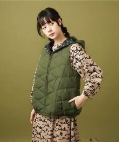 Jocomomola / ホコモモラ ダウンジャケット・ベスト | 【2WAY】リバーシブルアニマルプリントダウンベスト