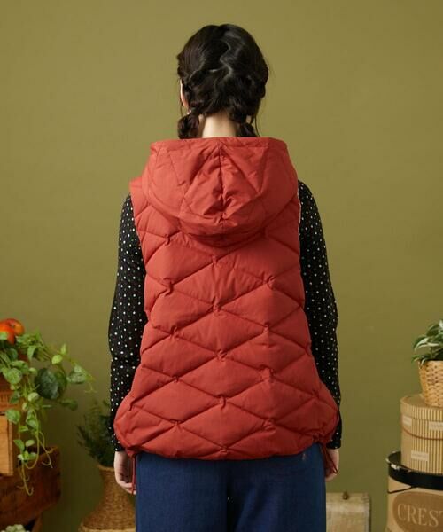 Jocomomola / ホコモモラ ダウンジャケット・ベスト | 【2WAY】リバーシブルアニマルプリントダウンベスト | 詳細2