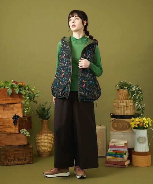 Jocomomola / ホコモモラ ダウンジャケット・ベスト | 【2WAY】リバーシブルアニマルプリントダウンベスト | 詳細27