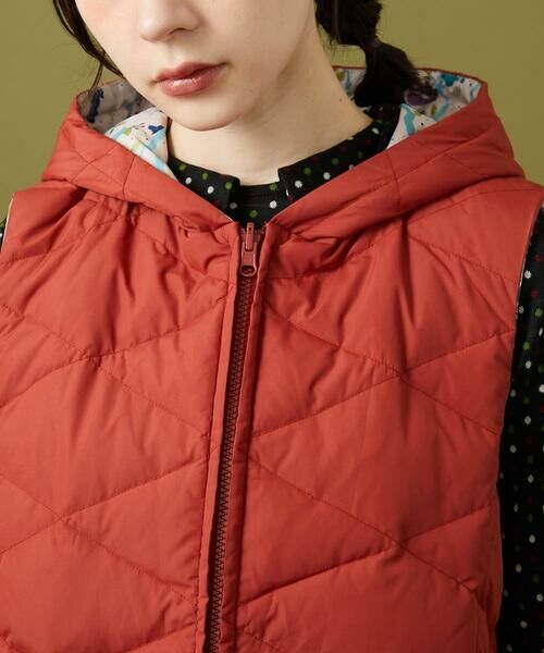 Jocomomola / ホコモモラ ダウンジャケット・ベスト | 【2WAY】リバーシブルアニマルプリントダウンベスト | 詳細3