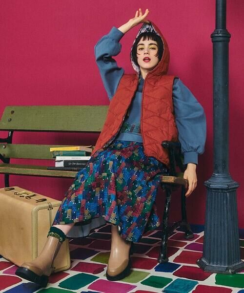 Jocomomola / ホコモモラ ダウンジャケット・ベスト | 【2WAY】リバーシブルアニマルプリントダウンベスト | 詳細30