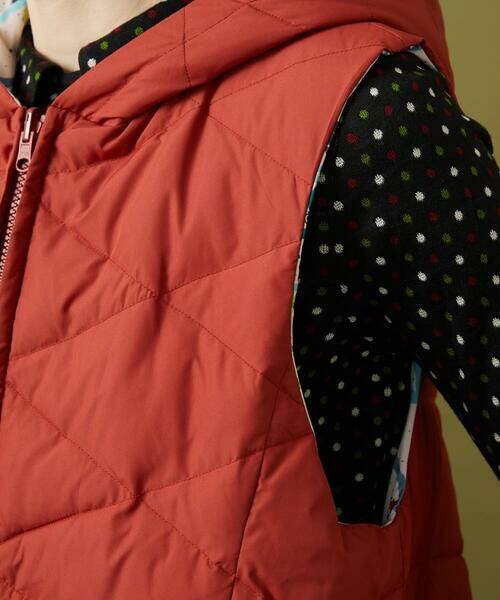 Jocomomola / ホコモモラ ダウンジャケット・ベスト | 【2WAY】リバーシブルアニマルプリントダウンベスト | 詳細5