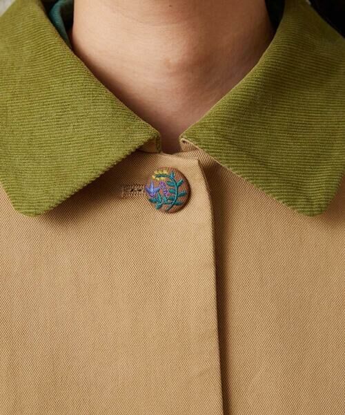 Jocomomola / ホコモモラ ステンカラーコート | コットンツイルステンカラーコート | 詳細12