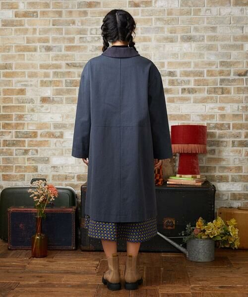 Jocomomola / ホコモモラ ステンカラーコート | コットンツイルステンカラーコート | 詳細3