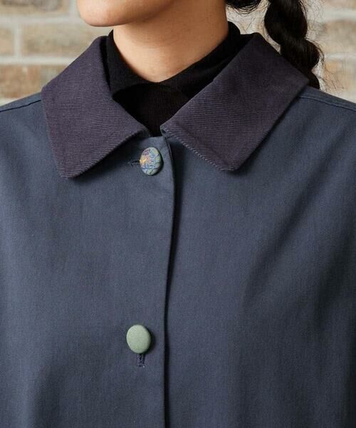 Jocomomola / ホコモモラ ステンカラーコート | コットンツイルステンカラーコート | 詳細4