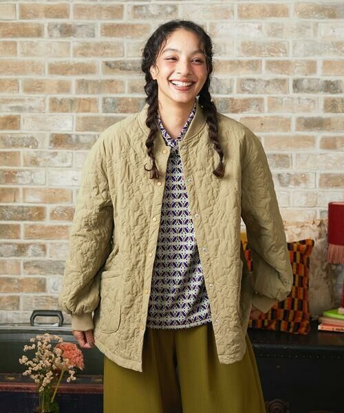 Jocomomola / ホコモモラ その他アウター | Esponjoso キルティングブルゾン | 詳細1