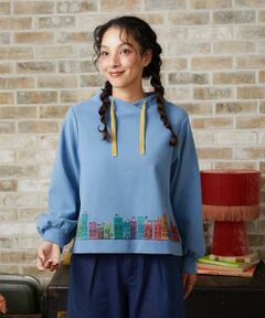 Jocomomola / ホコモモラ スウェット | Paisaje de la ciudad ハウスプリントカットソー