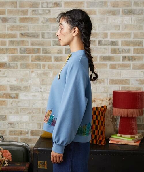 Jocomomola / ホコモモラ スウェット | Paisaje de la ciudad ハウスプリントカットソー | 詳細1