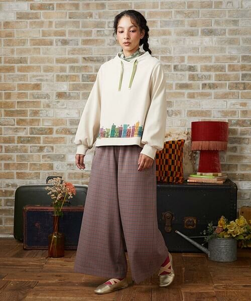 Jocomomola / ホコモモラ スウェット | Paisaje de la ciudad ハウスプリントカットソー | 詳細11