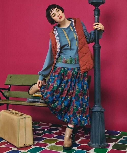 Jocomomola / ホコモモラ スウェット | Paisaje de la ciudad ハウスプリントカットソー | 詳細14