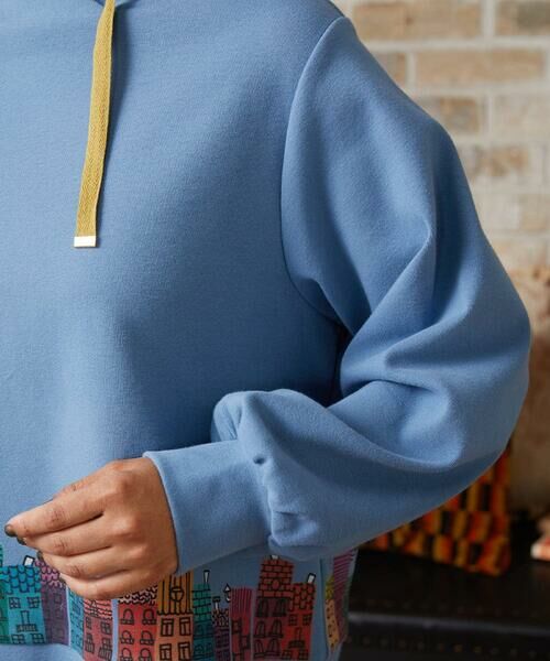 Jocomomola / ホコモモラ スウェット | Paisaje de la ciudad ハウスプリントカットソー | 詳細5