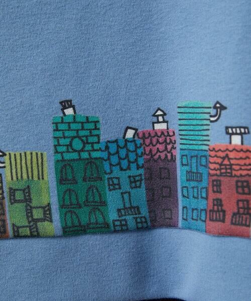 Jocomomola / ホコモモラ スウェット | Paisaje de la ciudad ハウスプリントカットソー | 詳細7