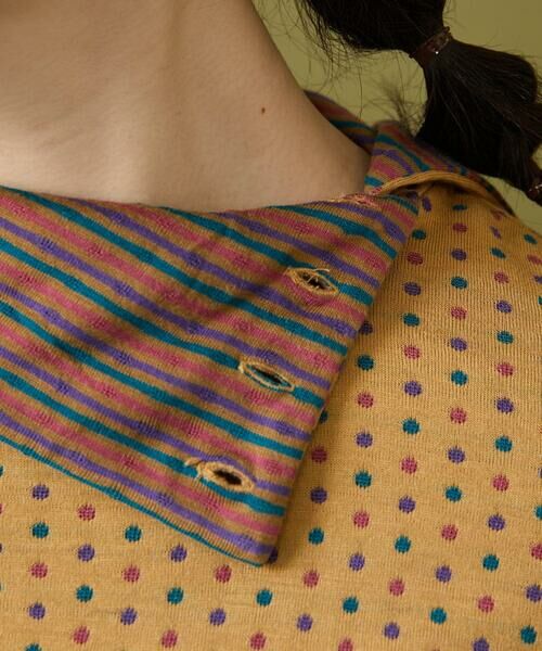 Jocomomola / ホコモモラ カットソー | 接結ドットタートルネックカットソー | 詳細11