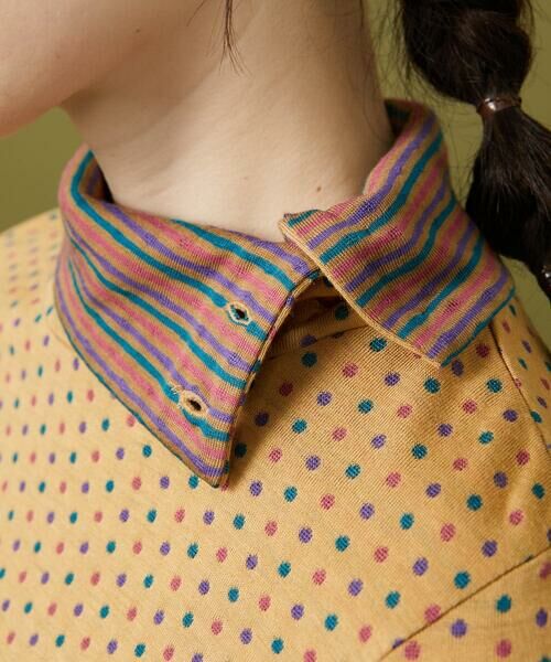 Jocomomola / ホコモモラ カットソー | 接結ドットタートルネックカットソー | 詳細12