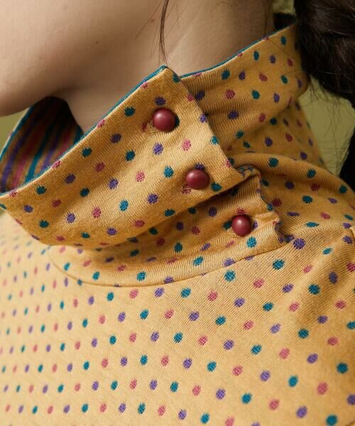 Jocomomola / ホコモモラ カットソー | 接結ドットタートルネックカットソー | 詳細13