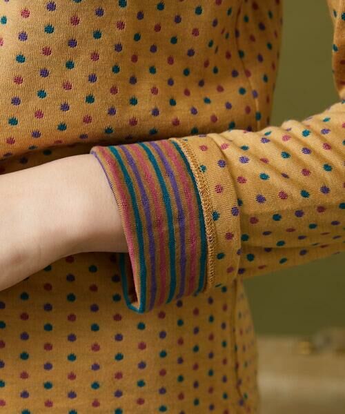 Jocomomola / ホコモモラ カットソー | 接結ドットタートルネックカットソー | 詳細15